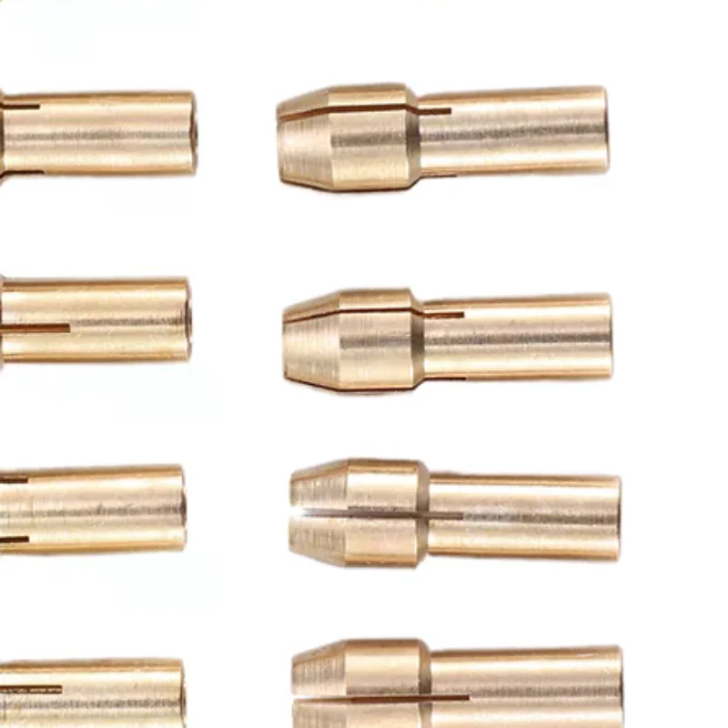 

11Pcs/set Mini Drill Brass Collet Chuck For Rotary Tool 0.5-3.2mm Brass And Nut