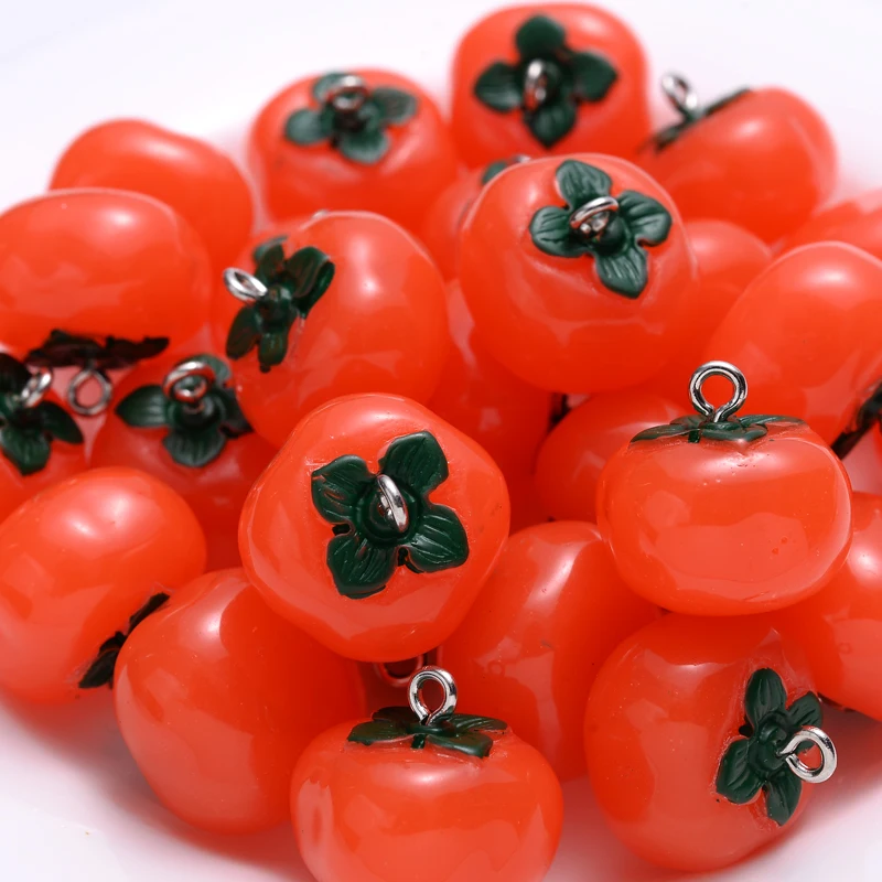 10Pcs/Lot 24 Style Fruit Apple Strawberry Grapes Resin Pendant For DIY Charms Earring Bracelet Necklace Jewelry Making Accessory