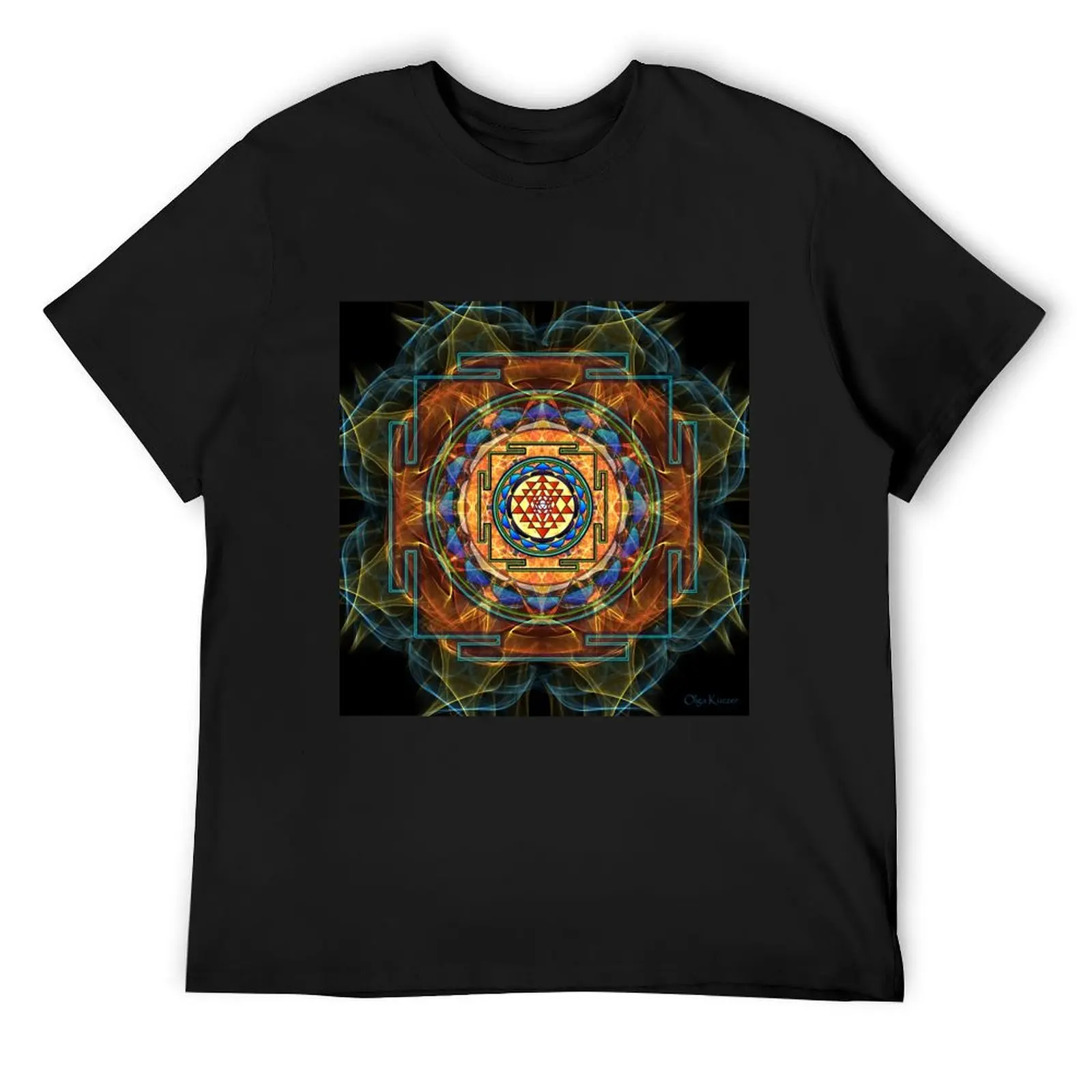 The Sri Yantra - Sacred Geometry T-Shirt shirts graphic oversized t shirt vintage anime shirt mens t shirts casual stylish