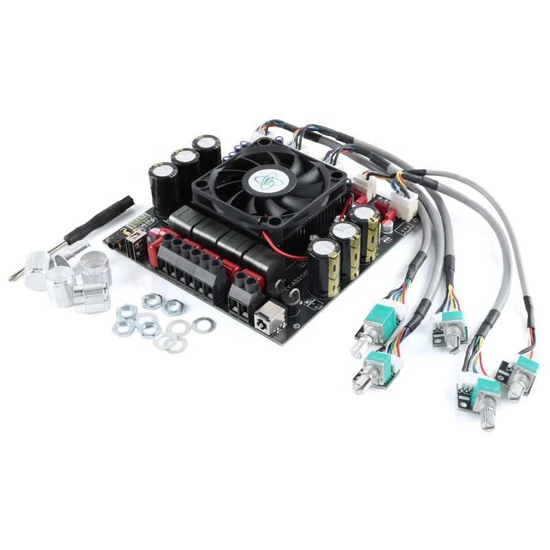 AS21HPA High-Power BT 5.2 Digital Amplifier Board 2.1 Channel Class D Subwoofer 300W*2+600W TPA3255 Speaker Module