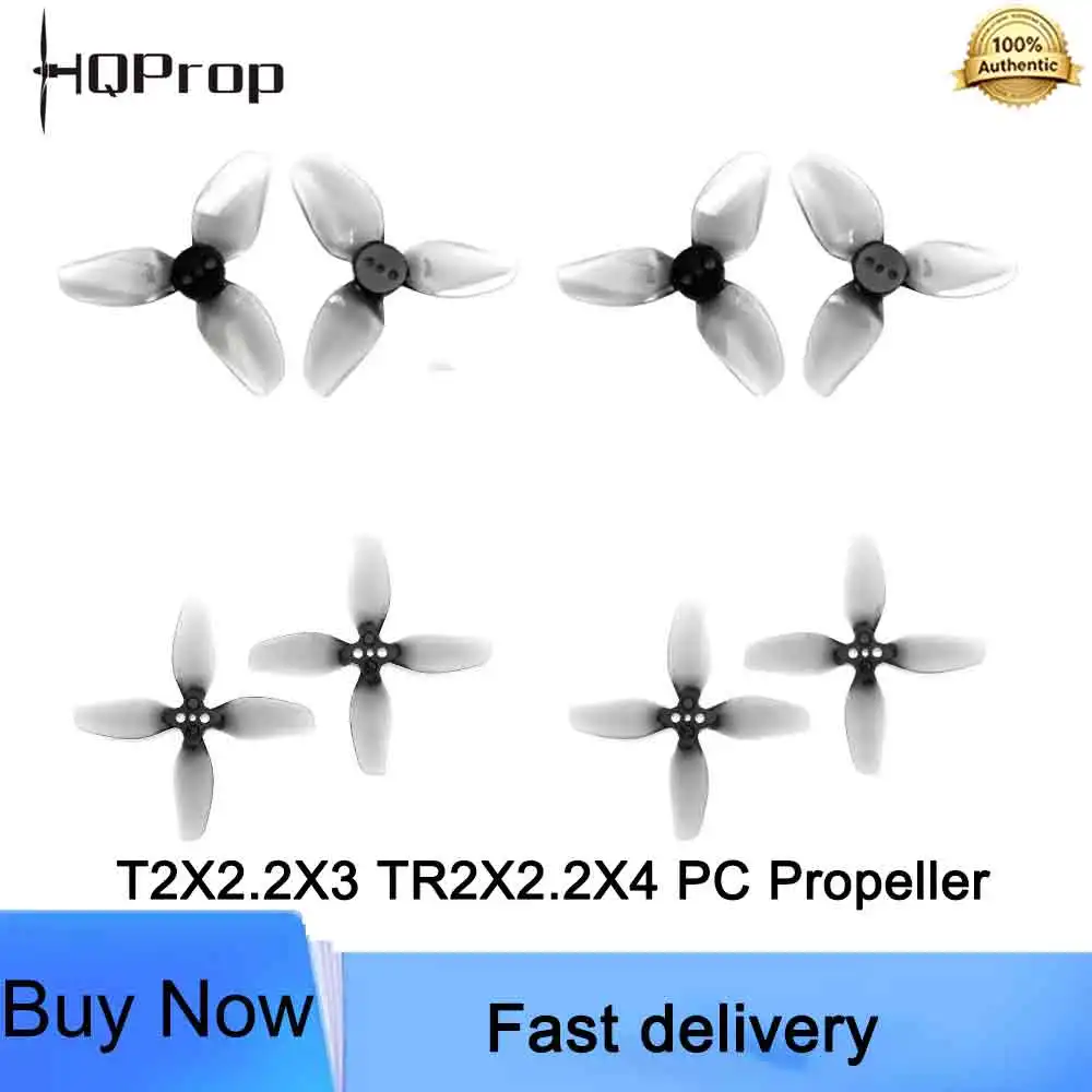 HQ T2X2.2X3 TR2X2.2X4 2inch 3 Blade 4 Blade Propeller PC Durable Prop for FPV Drone Part