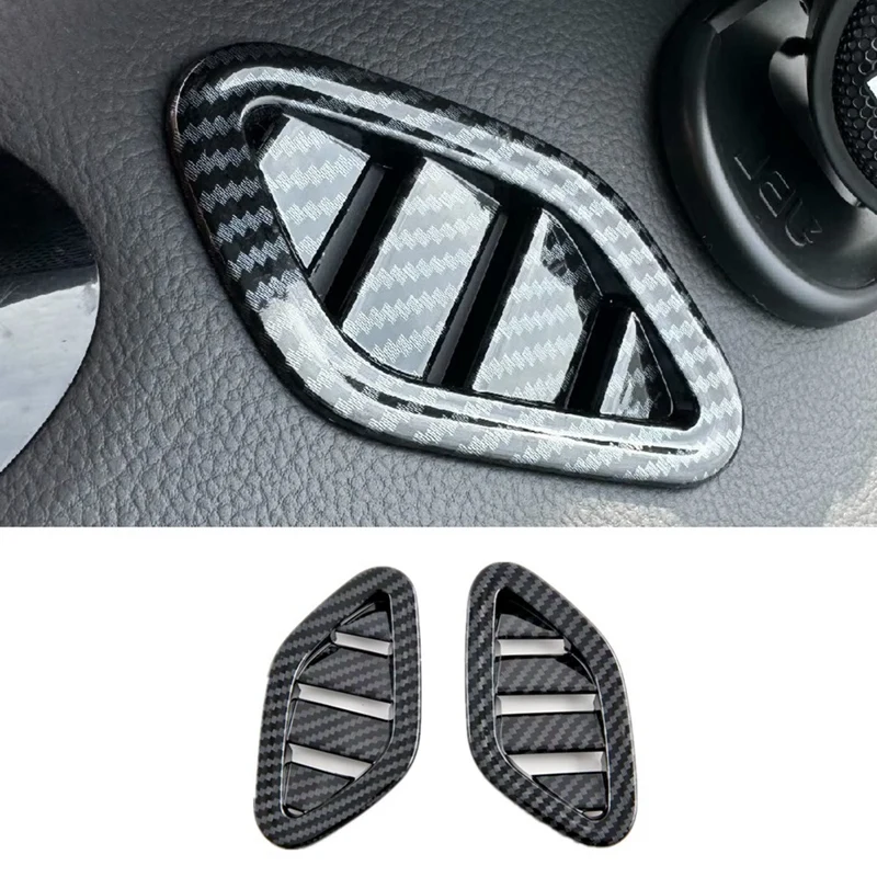 Cubierta de ventilación lateral para salpicadero de coche, embellecedor decorativo, accesorios interiores, Boom, MG ZS 2024