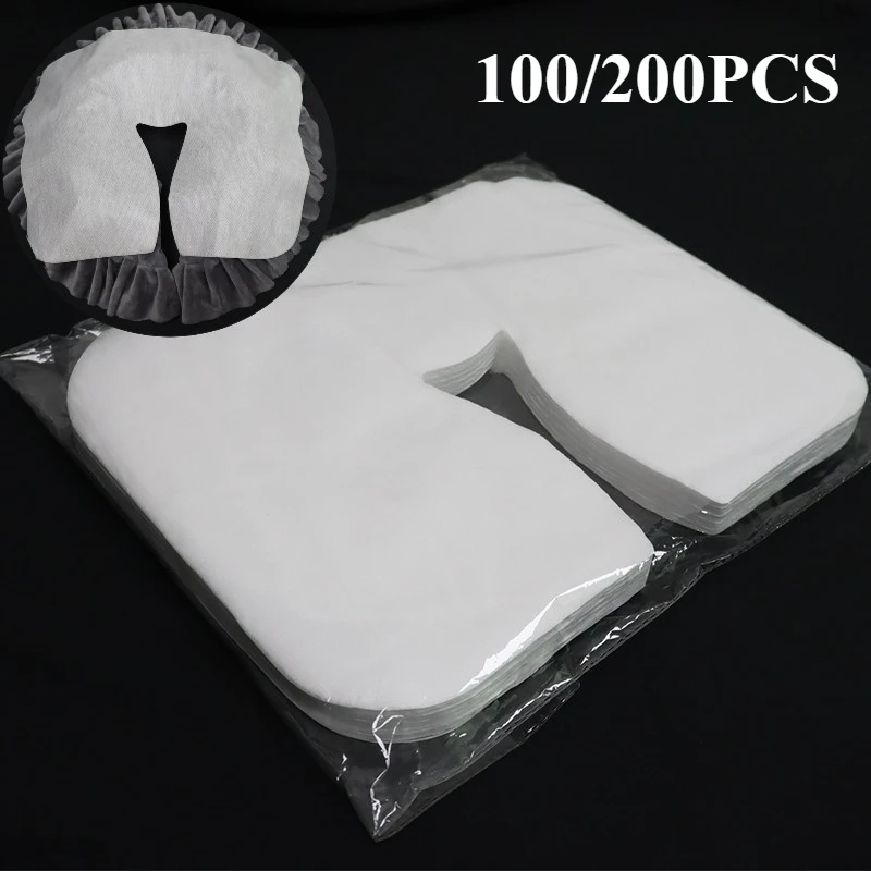 

Spa Salon Disposable Massage Face Rest Cushion Covers Cradle Sheets Headrest Pillow Paper Massage Face Cradle Table Cover