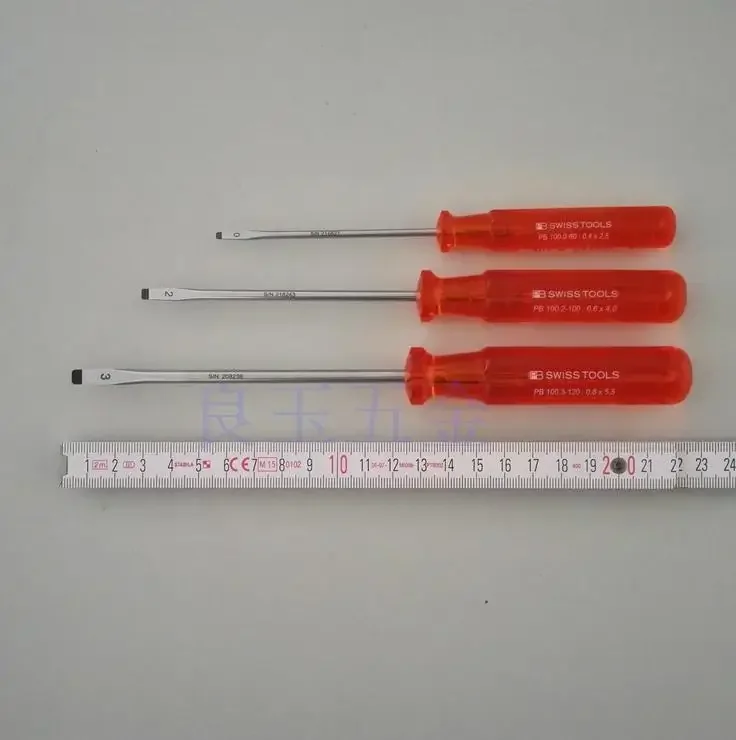 PB Classic Slotted Screwdriver PB 100.00-70 PB 100.0/1/2/3/4/5/6/7/8/9