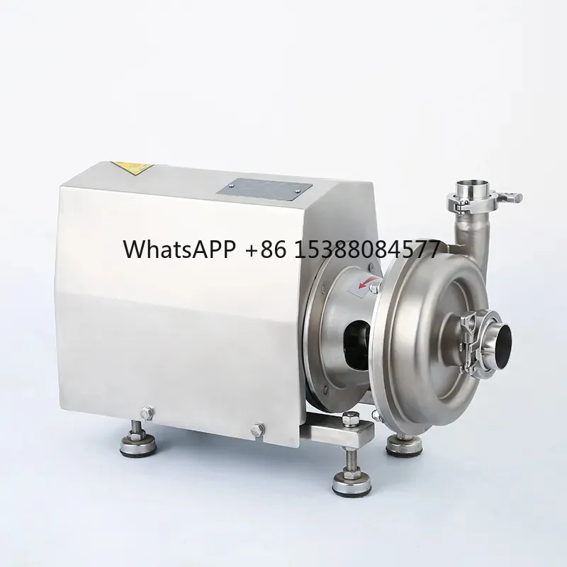 

Factory Supply Stainless Steel Food-Grade Centrifugal Pump Electric Sanitary Emulsion Transporter for Water Flooding Pumps