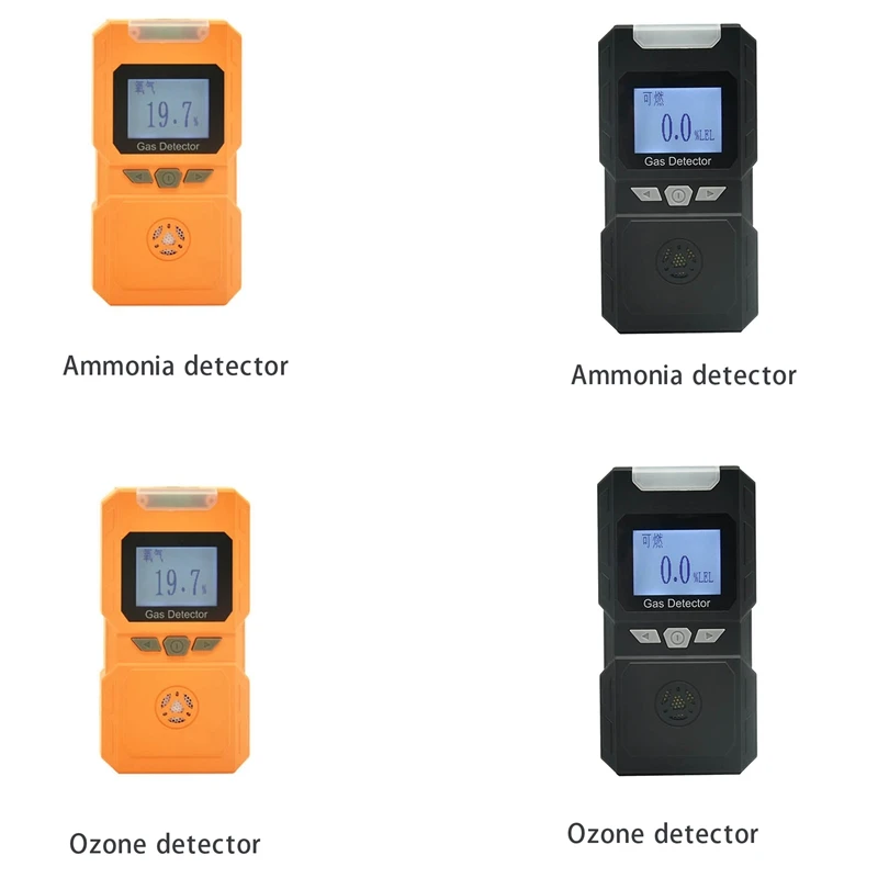 

Diffusion Type Single Gas Detector Ammonia Detector,Orange Durable Easy Install Easy To Use