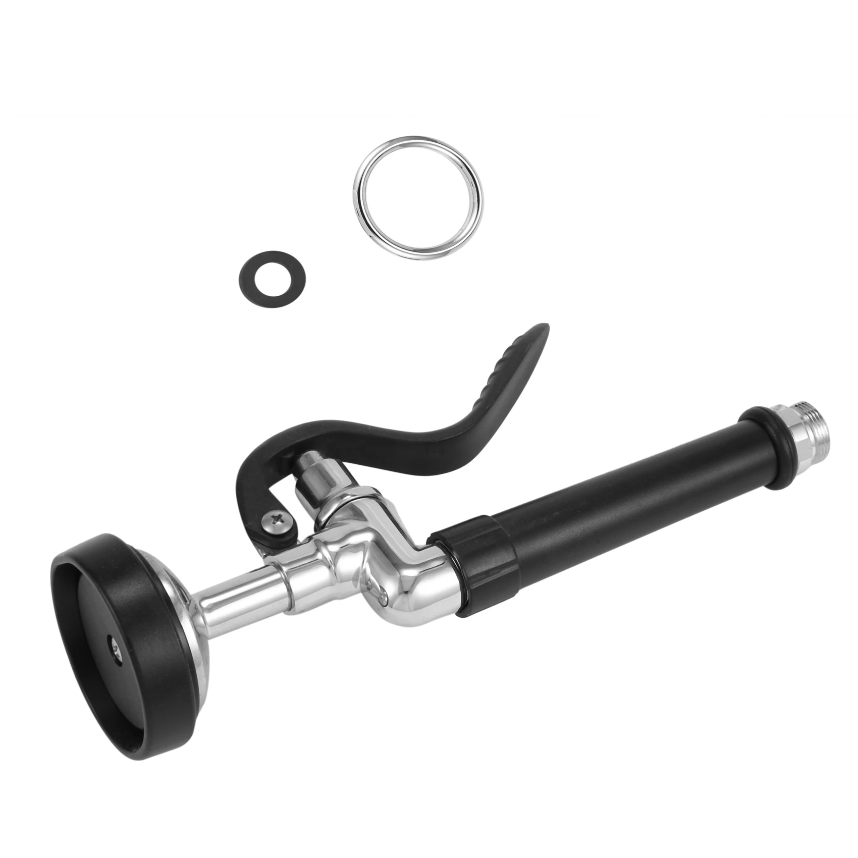 AB33-2X Pre Rinse Sprayer Commercial Kitchen Faucet Parts Chrome Finished (Black)