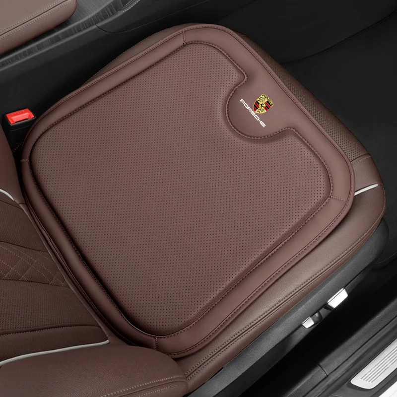 Car Seat Cushion Breathable Comfortable Cushion Cover For Porsche Cayenne Panamera Macan 911 718 Taycan Boxster Cayman 918 Pajun