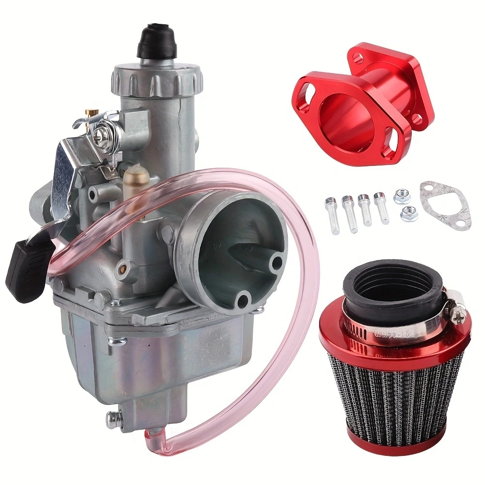 VM22 26mm Carburetor Performance Intake Pipe Mainfold 38mm Air Filter Kit For Predator 212cc 196cc Honda GX160 GX200