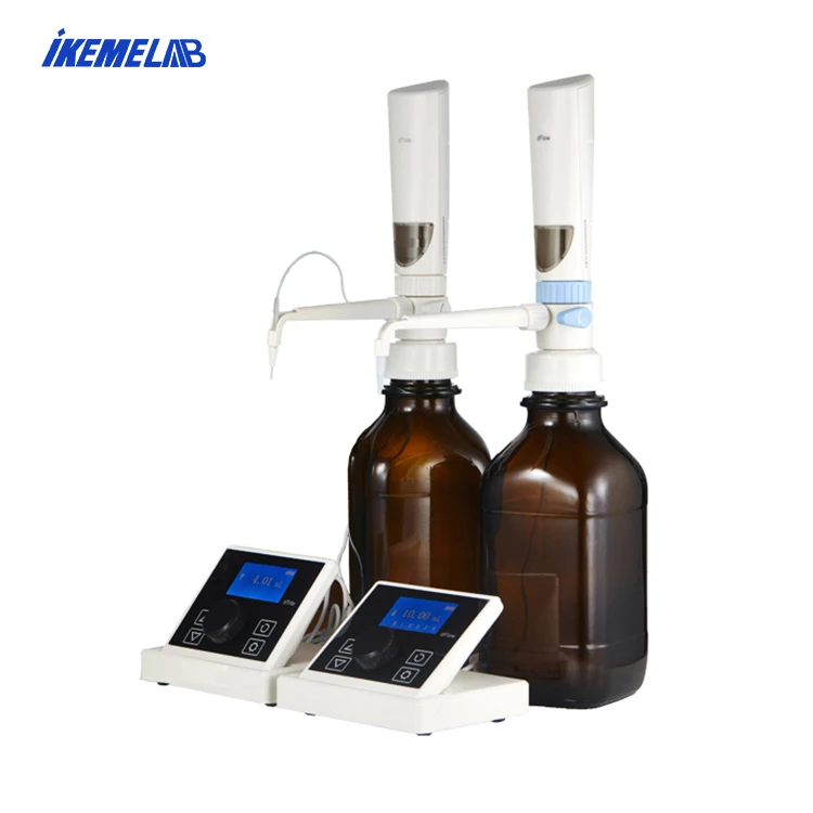 IKEME Lab Genuine dTrite Electronic Burette Titrator dFlow Electronic Bottle Top Dispenser Digital Laboratory Dispenser