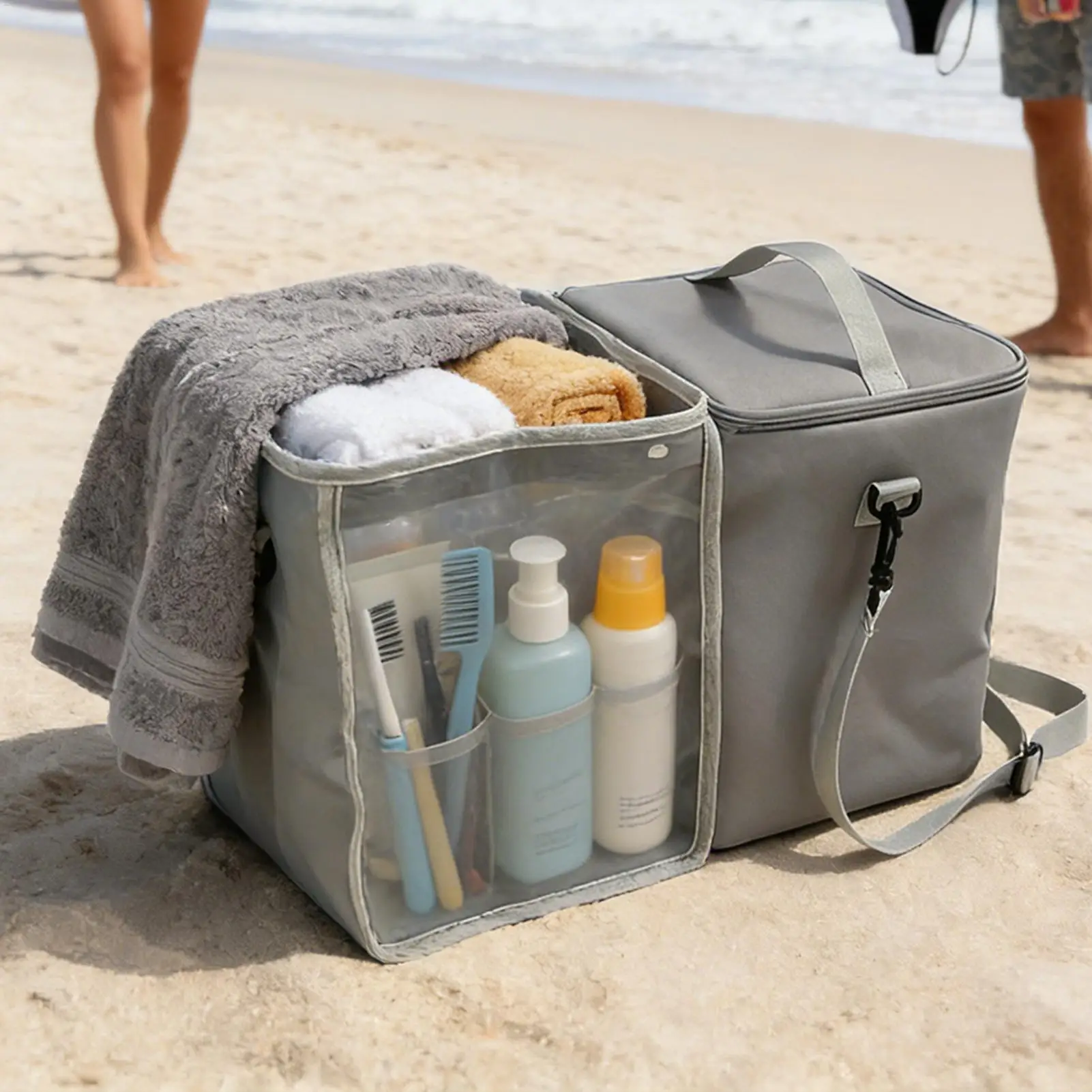 Beach Bags for Women Waterproof Large Capacity Multi-Functional Tote Pool Tote Bag for Swim Sand Boat Boating Cruise Vacation