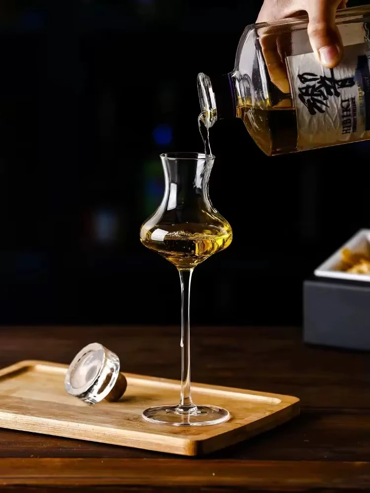 

125ml Lead-Free Crystal Aroma Cup Wine ChampagneTasting Glass Elegant Whiskey Glass Pure Drink Goblet