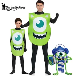 Adult Kids Unisex Cartoon Monsters Funny Cosplay Big Eyes Printed Sponge Stage Costume Props Carnival Fancy Dress Up Party