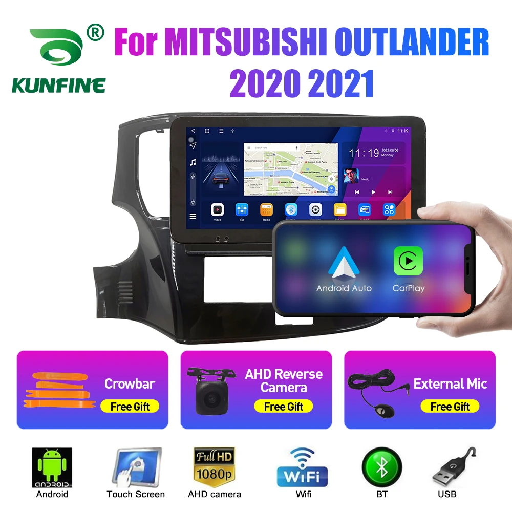 

10.33 Inch Car Radio For MITSUBISHI OUTLANDER 2Din Android Octa Core Car Stereo DVD GPS Navigation Player QLED Screen Carplay