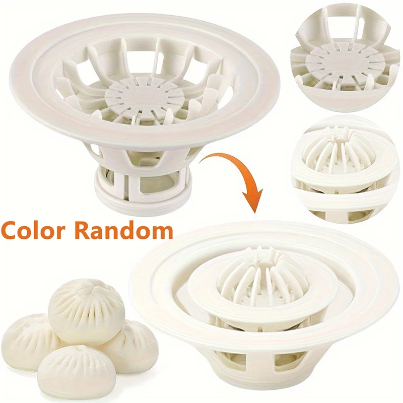 Food Grade Silicone Baozi Mold, Chinese Steamed Bun Maker Pastry Pie Mould, DIY Dumpling Moon Cake Baking Tool, Kitchen Gadgets - view 5