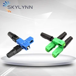 SC/APC SC/UPC-conector de Cable de caída de 58mm, conector rápido de fibra óptica de 50/100/200 piezas para FTTH, envío en 24 horas