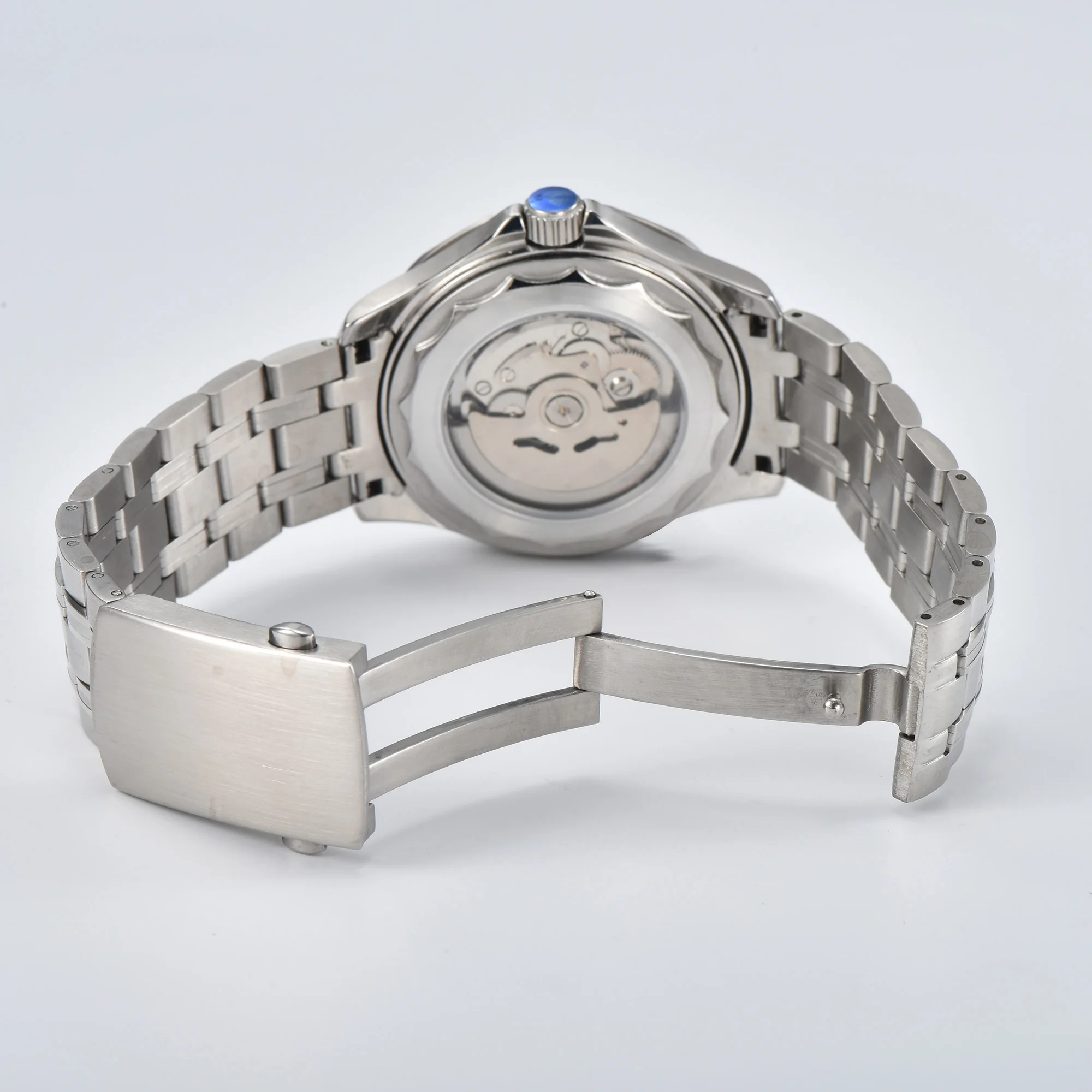 42mm Men's Watch Sapphire Glass NH35 Automatic 6 o'clock movement Position Stainless Steel Case Strap NH35 Watch