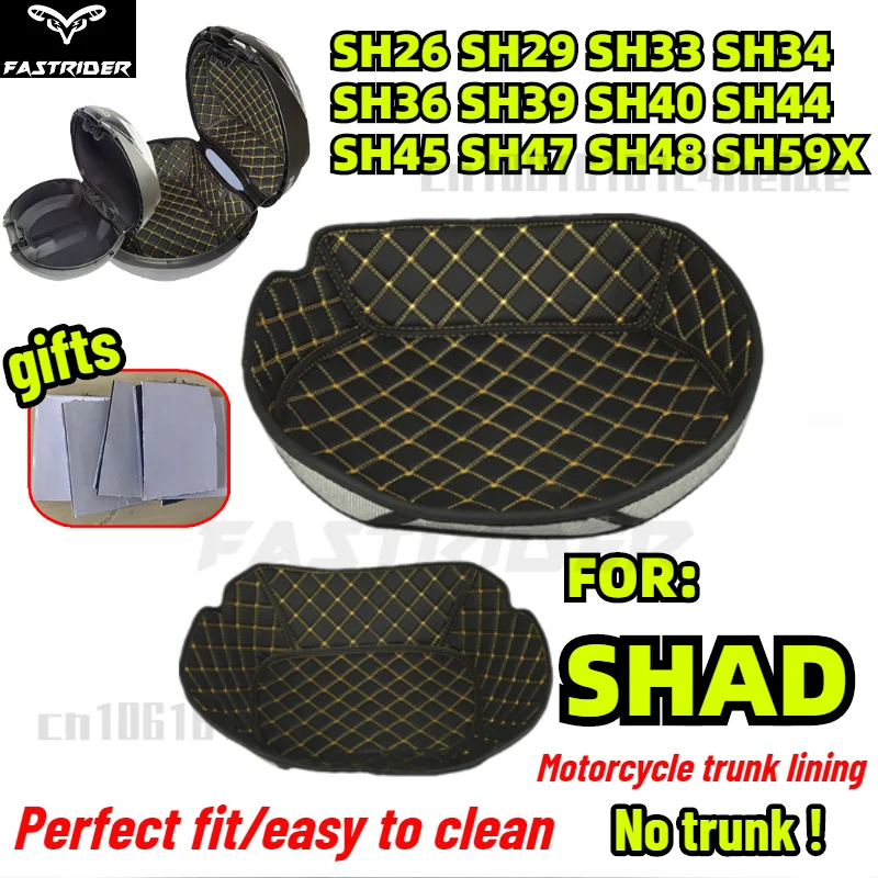 For SHAD tailbox SH45 SH48 SH34 SH39 SH40 SH59 Motorcycle Trunk Case Tail Case Luggage Inner Box Liner Protector Lining top case