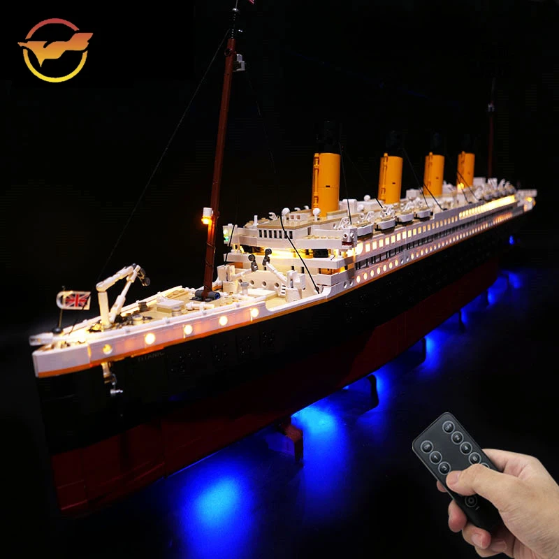 

LED Kit For Lego 10294 Titanic The Famous Ship Building Blocks Accessories Toy Lamp Set (Only Lighting ,Without Blocks Model)