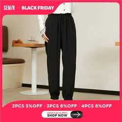 Semir Casual Pants Women Spring Autumn Trouser Sports Leggings Ninth Pants Comfortable Wearable Home Pajama Pants