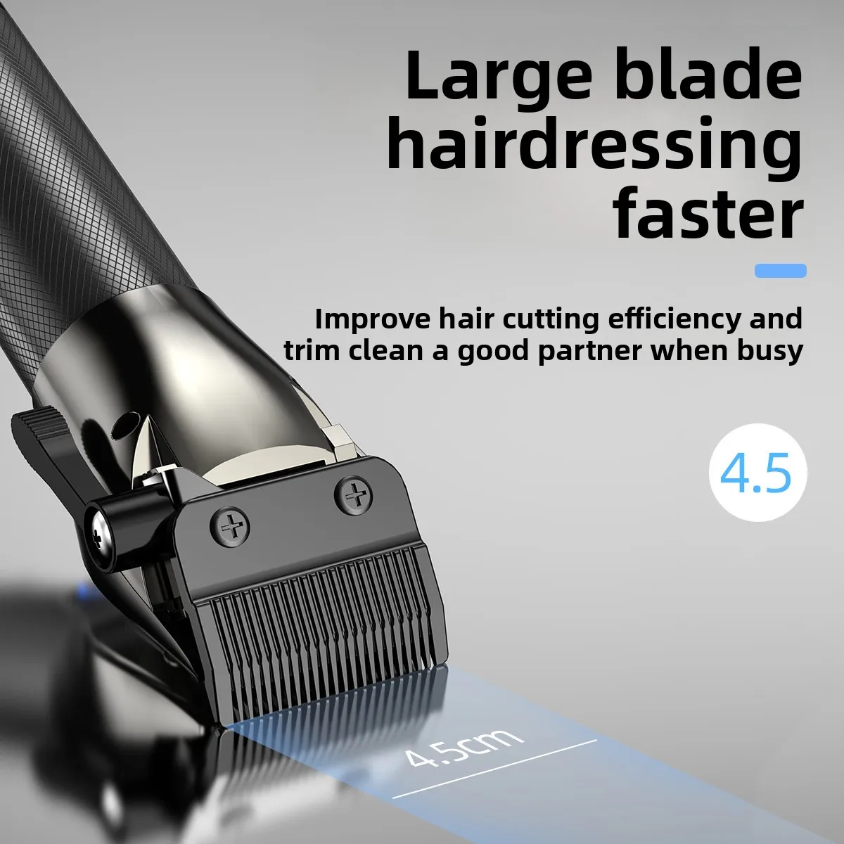 KIKIDO 새로운 디지털 남성용 이발기 세트, USB 고출력 4단 고속 전기 푸시 및 조각 포함