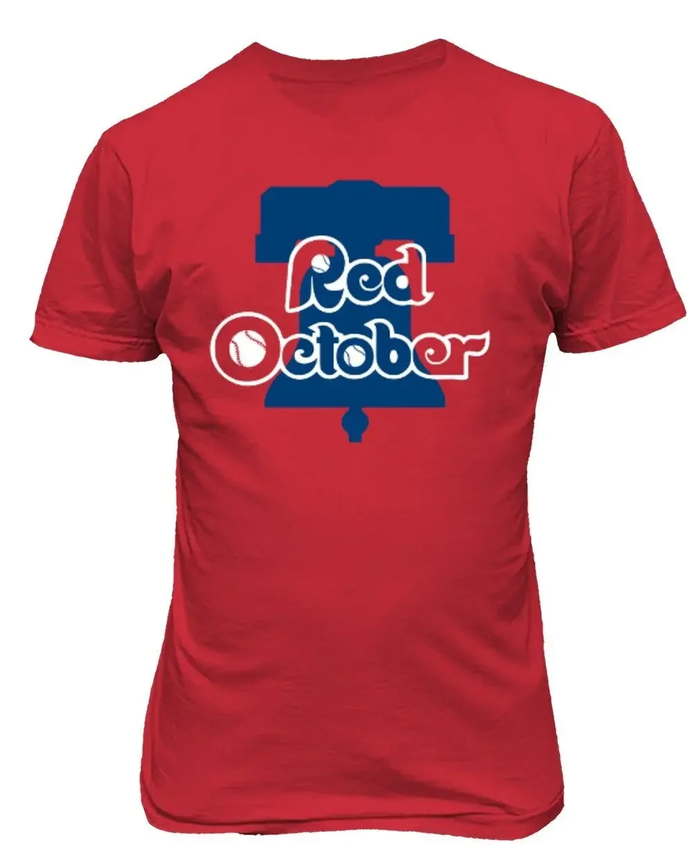 Red October Philadelphia Bell Baseball Playoff Fans Unisex T-Shirt