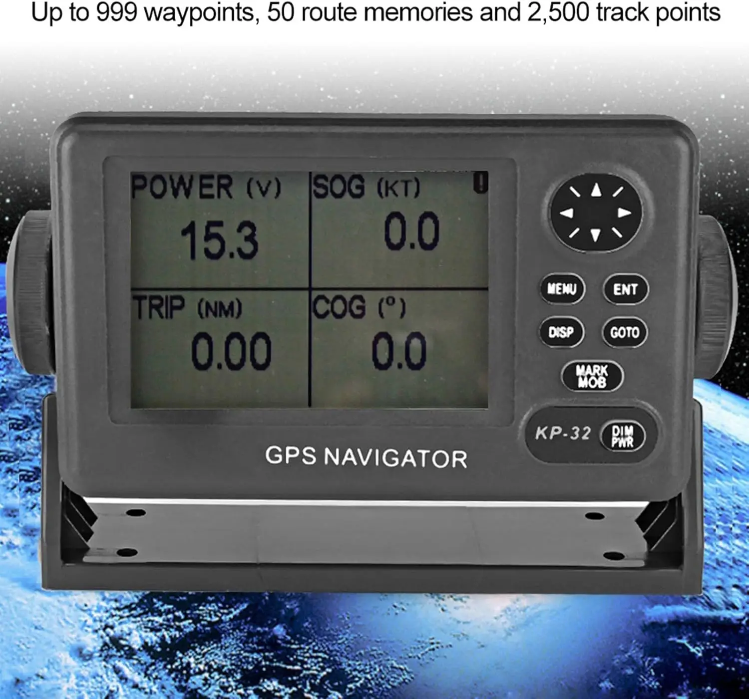 ONWA KP-32 GPS/SBAS Marine Navigator 4.5 Inch LCD Display GPS Navigation Locator Waterproof Offshore GPS Positioning Device Boat