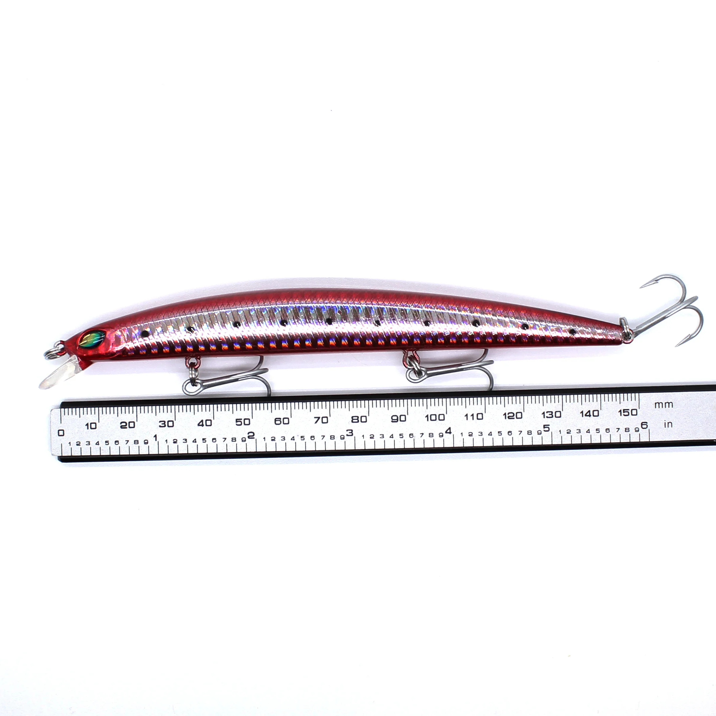 Aoclu Wobbler Super Qualität 8 Farben 145mm 19,1g harter Köder Minnow Shad Kurbel köder Angeln Köder Bass frisches Salzwasser Tackle – Detail 1
