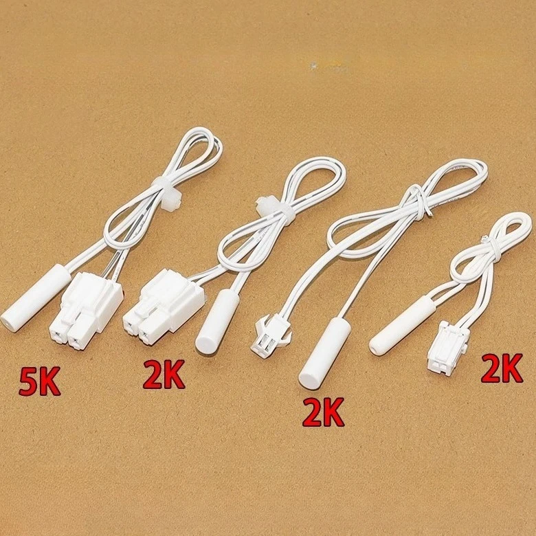 For Midea Hisense Haier refrigerator temperature sensor 2/5K defrost temperature control sensor temperature sensing probe