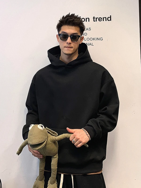 

Толстовка с капюшоном из искусственного меха, очень теплая, дышащая, износостойкая, осенне-зимняя, американского стиля, размер XL