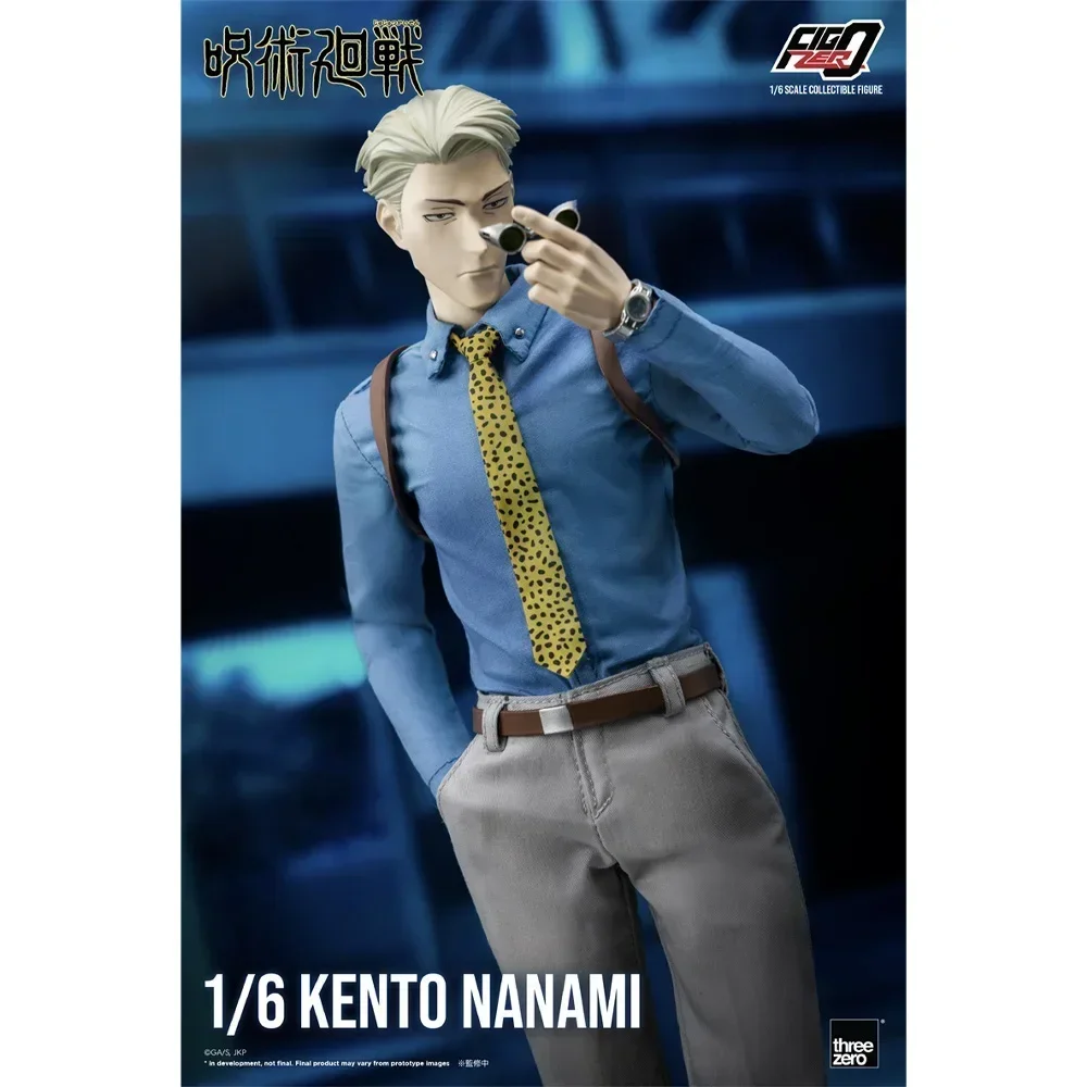 Stock Original Threezero FigZero 1/6 Nanami Kento 30CM Anime Jujutsu Kaisen Action Figure Collectible Model Dolls Statuette Toy