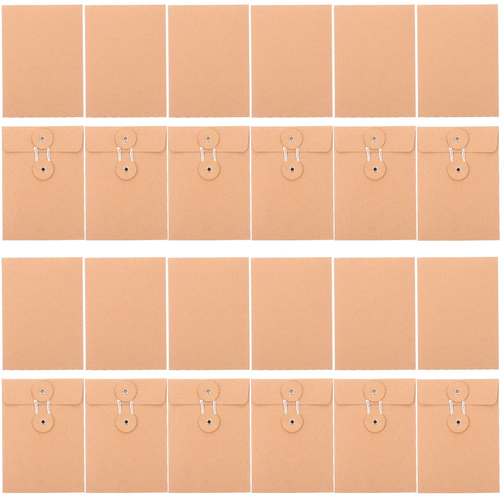 

25Pcs Kraft Paper File Folder Document Pocket Classic Size Storage Holder for Photo Card Letter Project File Organizer