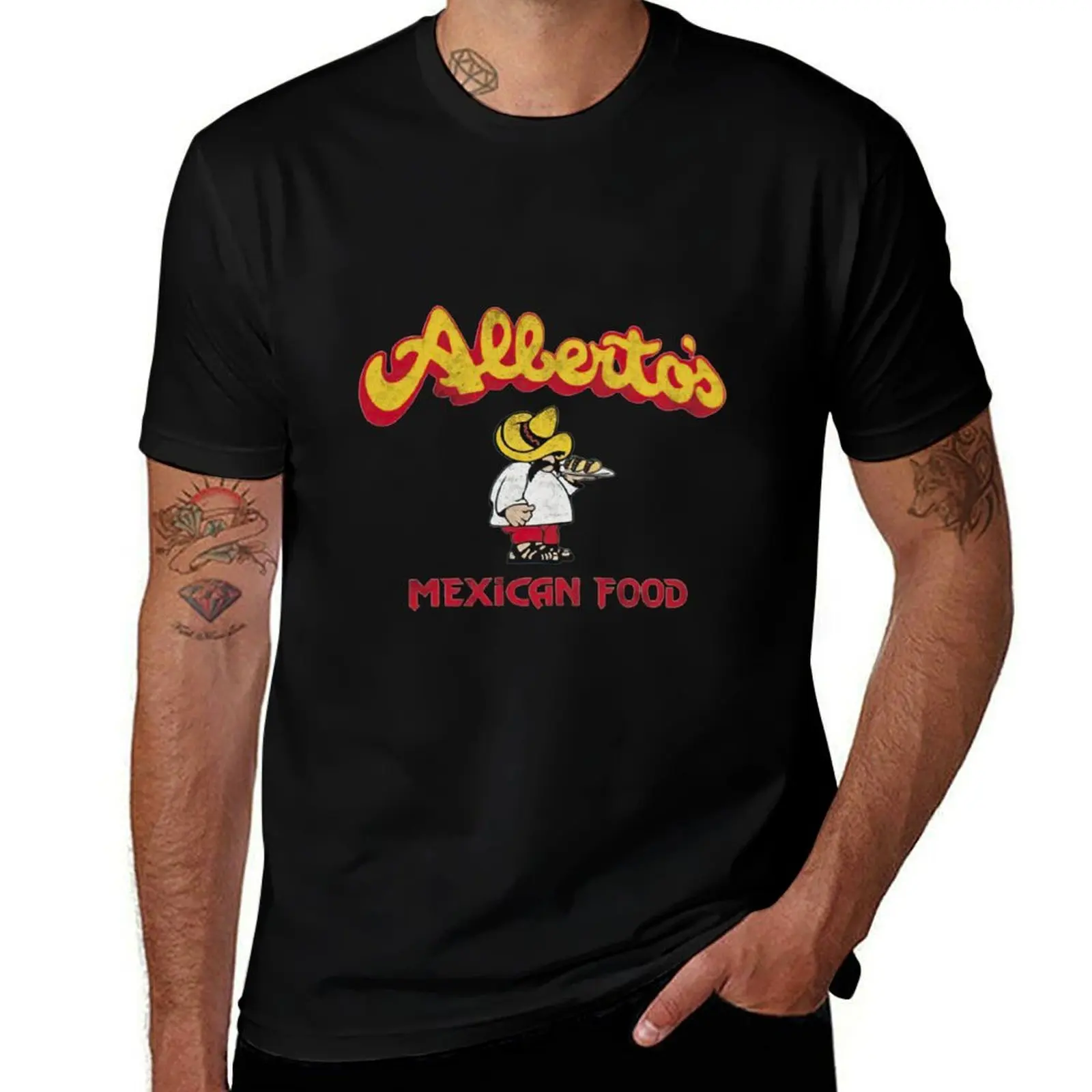 Alberto Makali Mexican Food T-Shirt Plus Size Comfort Fit Tee T-Shirt