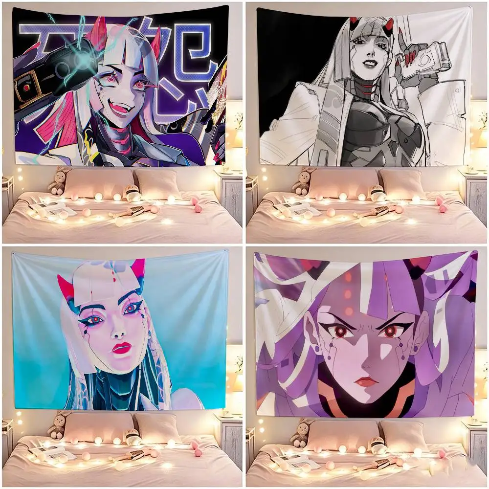Shion Overwatch Throw  Flags Suitable For Party Club Outdoor Interior Wall Decoration Banner Fans Gift
