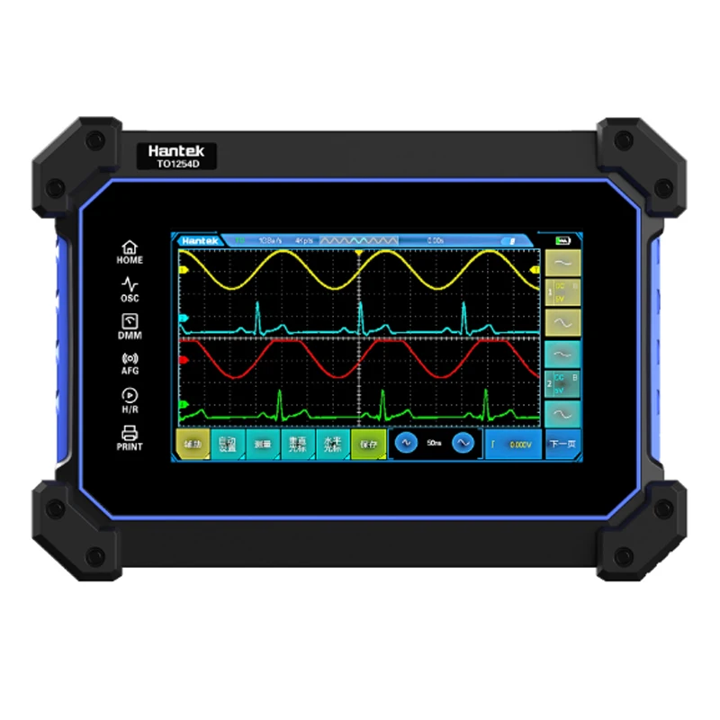 Multi-function Full Touch Screen Tablet Digital Oscilloscope TO1112 8M Storage