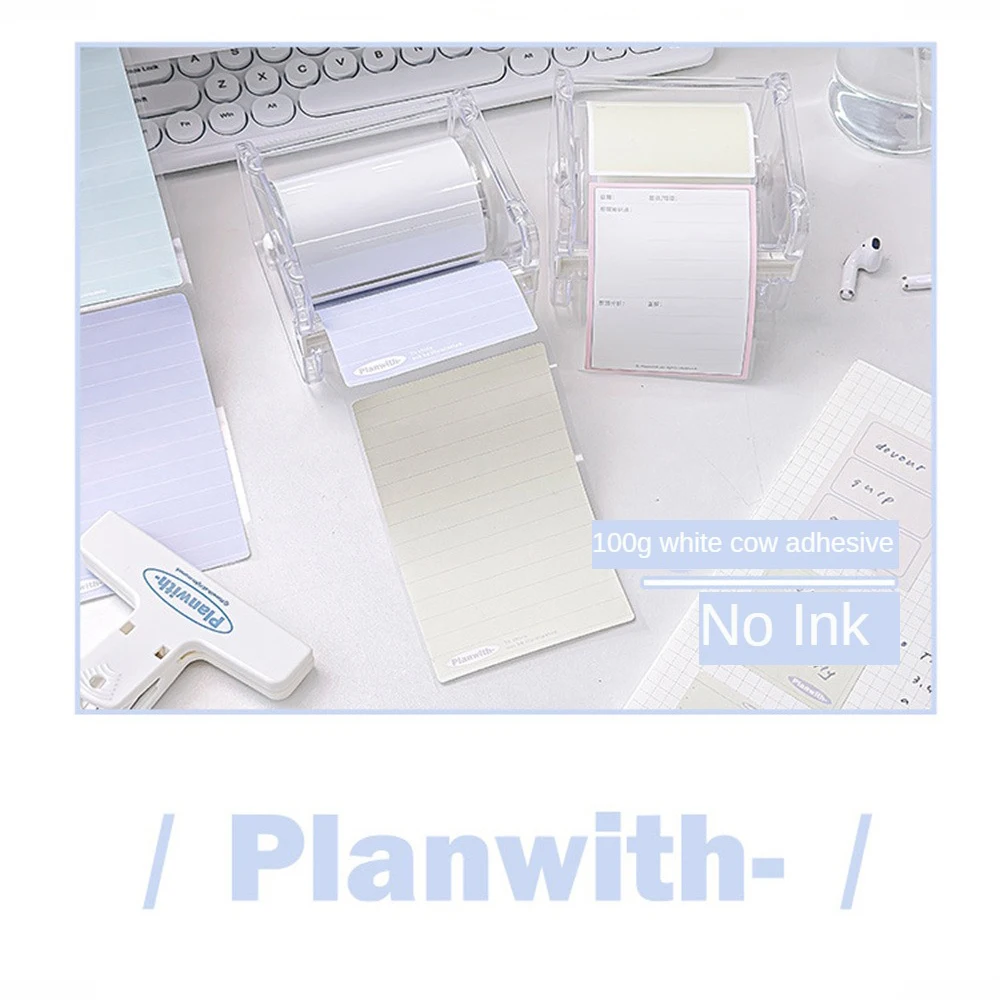 All-in-one Note 30 Pages Durable White Card Film Convenient High Quality Multi-functional Note Roll