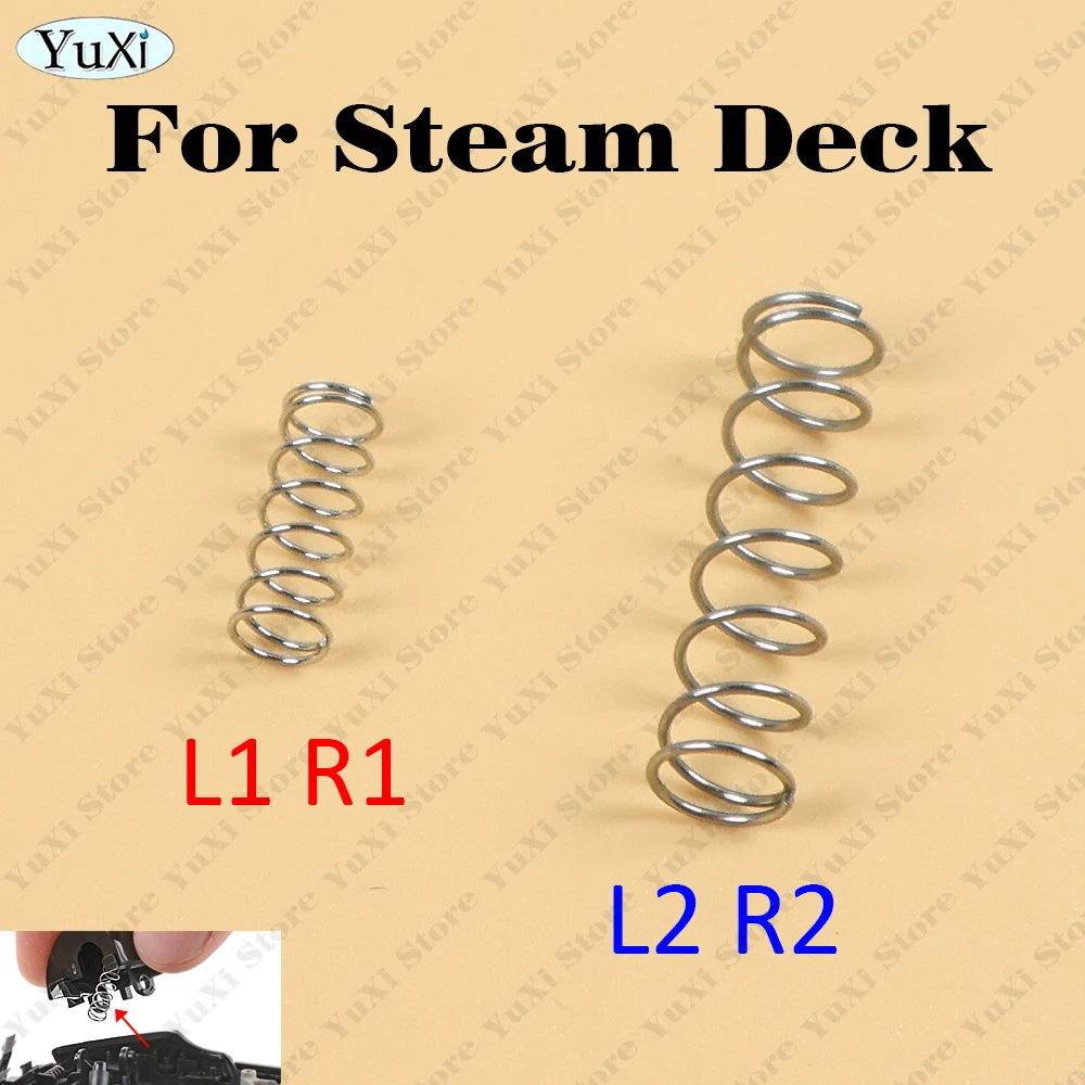 1-10pcs L1 R1 Micro Switch Button L4 L5 Power Micro Switch Button L R Springs For Steam Deck Console Replacement Repair Part
