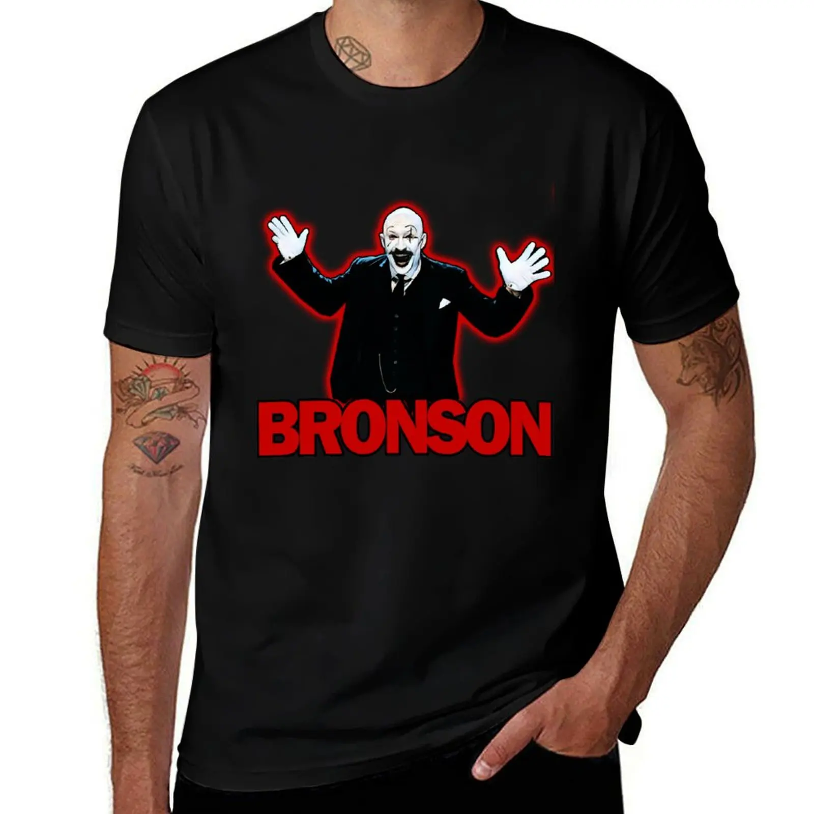 

Bronson t shirt t T-Shirt cotton pack shirts cotton for man anime tshirt
