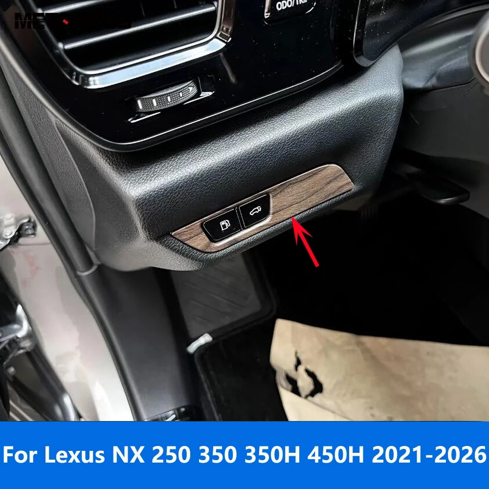 

Накладка на переключатель регулировки фар для Lexus NX 250 350 350H 450H 2021-2025 2026, аксессуары для интерьера из углеродного волокна