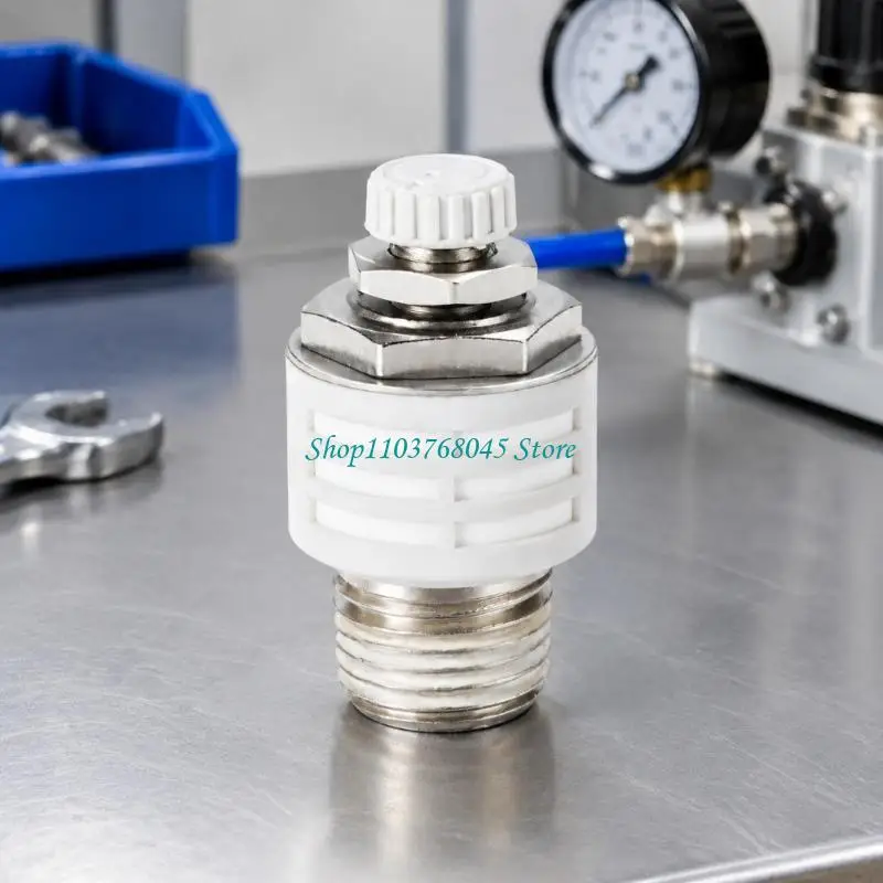 R53F ASN2 Top-Knob Exhaust Regulator and Muffler for Automation Systems