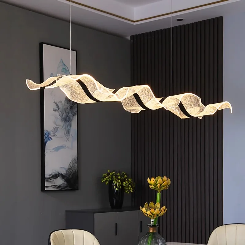 Modern LED Chandeliers para Home Decor, Luzes penduradas, Sala de estar, Sala de jantar, Iluminação interior