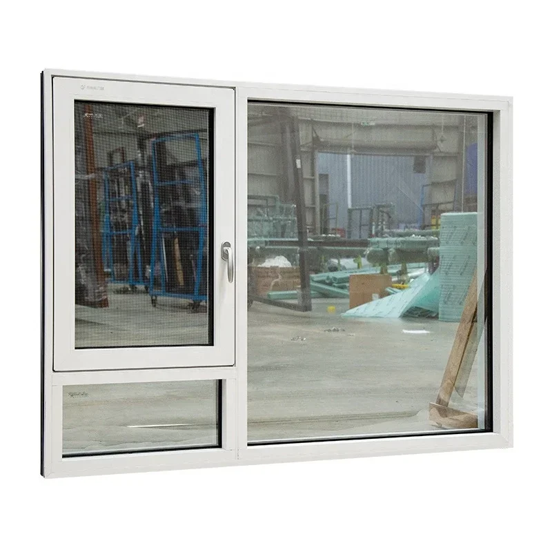 for Custom heat insulation aluminium soundproof glass window for house big size