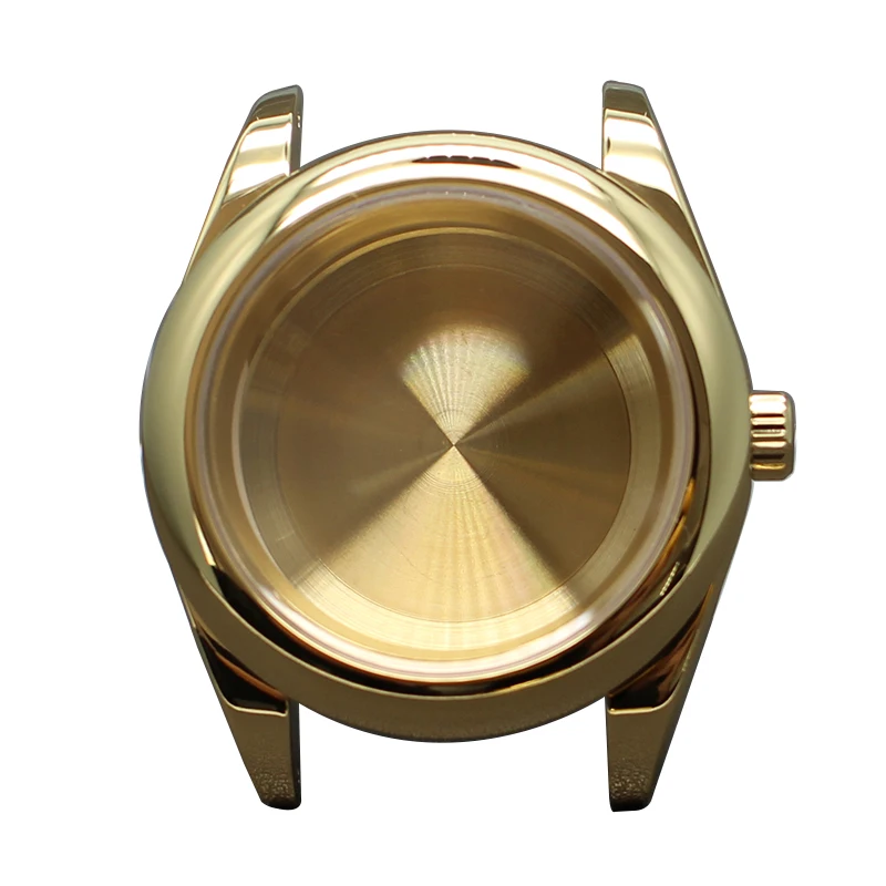 

Gold 36mm 40mm Fashion Round Edge Watch Case Sapphire Glass Fit Seiko nh35 nh36/34/38 4R36 Miyota 8215 8205 Movement 28.5mm Dial