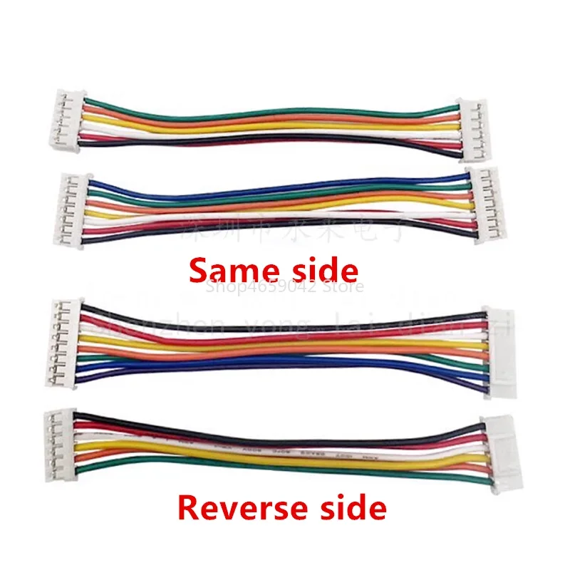 10PCS PH2.0 Electronic Wire PH 2.0mm Double Head Terminal Wire 10cm/20cm/30cm Cable 26awg Same Side / Reverse Side Connector