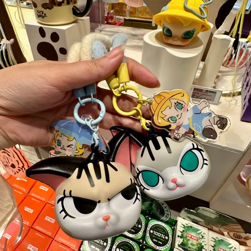 

Spot Best Selling Popmart Original Molly Meow Fun Series Pinching Pendant Blind Box Mysterious Guessing Bag Decompression Toy