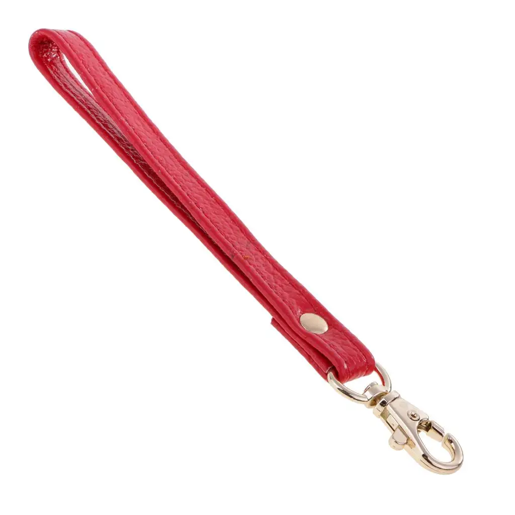 Simple Cowhide Wristlet Strap Replacement for Clutch Purse Handbag Bag Wallet Keychain New Handbags