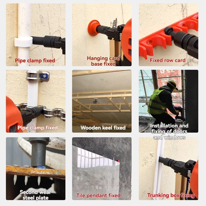 Electric Gas Nail Gun Gas Gun Water Electrician Installation Professional Gas Nail Gun Steel Nail Gun Nail Gun