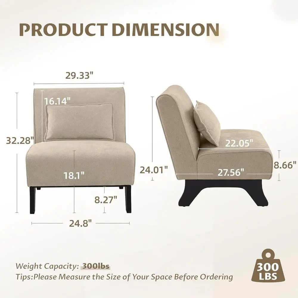 Upholstered ArmlAccent Chair,ern Comy Living Room Chairs with Wooden Legs& Pillows,Lounge Soa Side Chair or Bedroom armhouse Rea