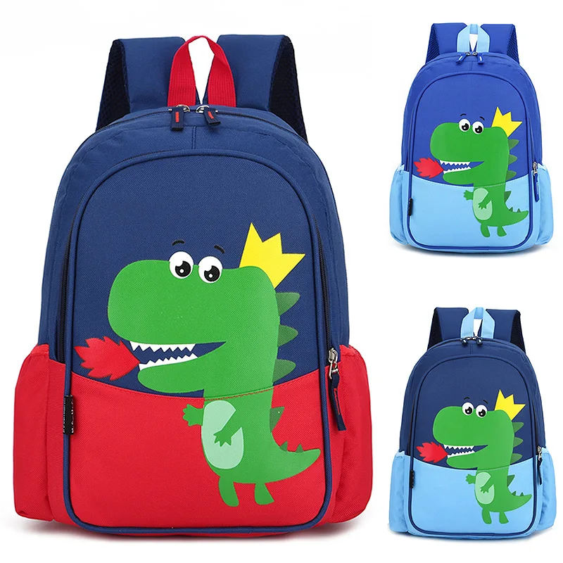 

2024New Dinosaur Children's Backpack Kindergarten Backpack For Boys And Girls Cartoon Dinosaur 3-6 Years Old Cute Backpack