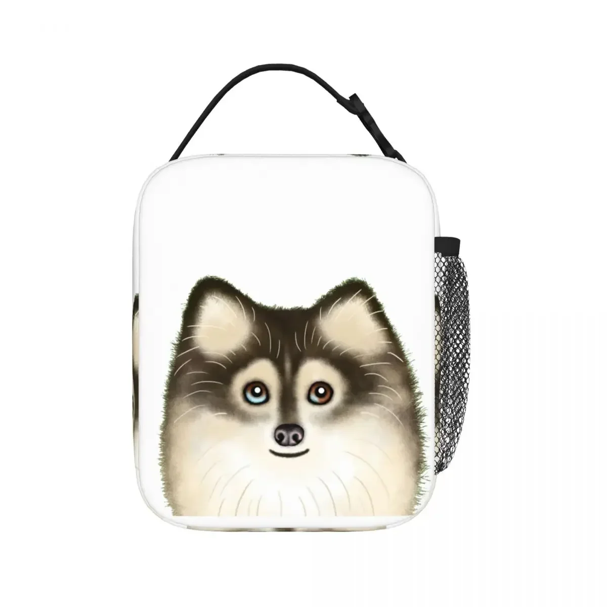 

Spitz Pomeranian Dog Lunch Bags Insulated Lunch Tote Waterproof Bento Box Leakproof Picnic Bags for Woman Work Kids School